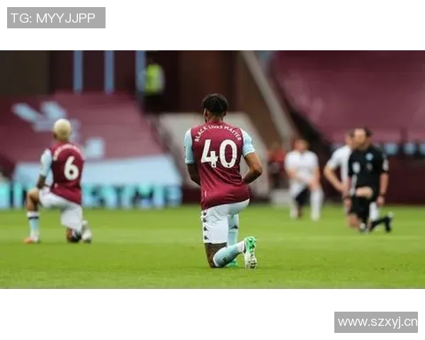 英超球员本周赛前首次单膝下跪共同反对种族歧视行动